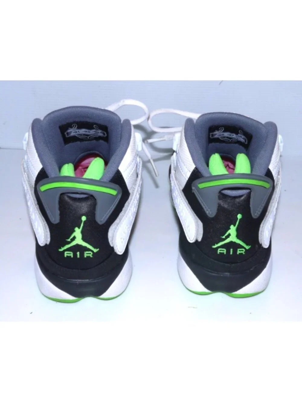 Nike Air Jordan 6 Rings Altitude 322992-130 black & white men's sneakers size 8